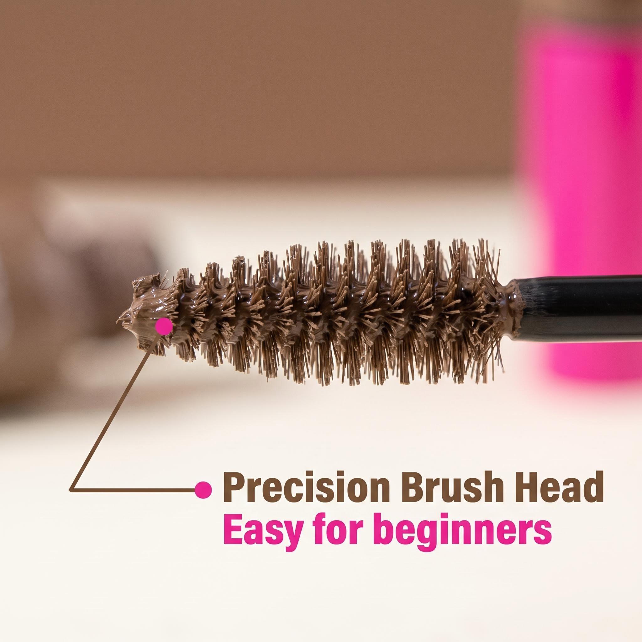 Fiber Brow Dye - Waterproof, Smudge-Proof Eyebrow Product Ideal for Natural Makeup, Targets Sparse Brows for Fluffy, Full Results, Eyebrow Products, Fluffy Brows