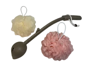 Loofah Wand - Comes with (2) Loofahs