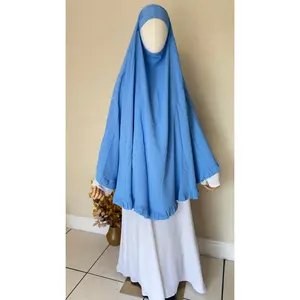Saafiyah Khimar in Light Blue
