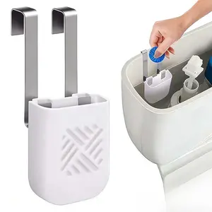 Toilet Tank Cleaning Tablet Holder & Bleach Tablet Tray - Hanging Toilet Cleaner Carrier and Bleach Tablet Dispenser; Prevents Residual Contamination in the Tank; Toilet Water Treatment Accessory