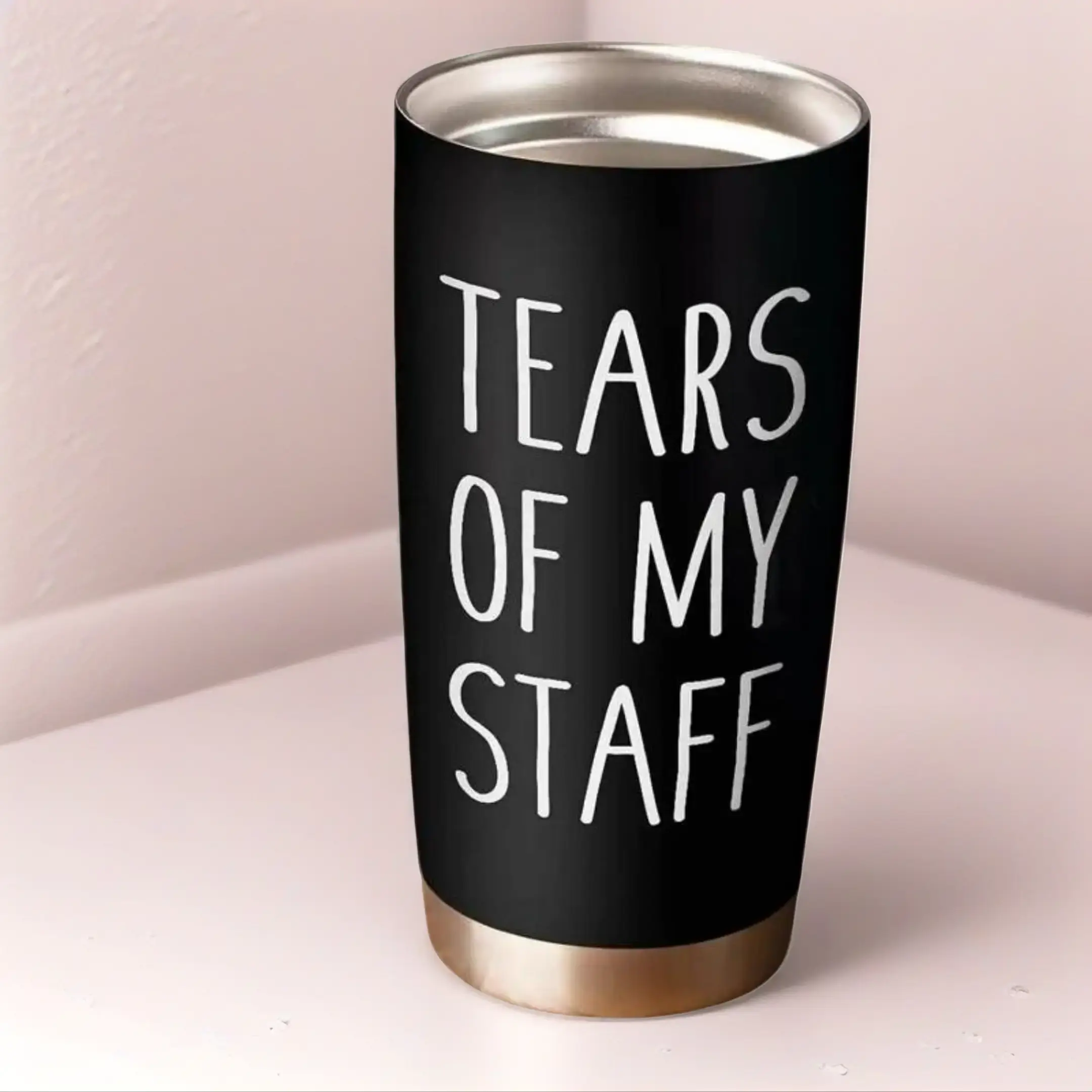 Boss Gifts, Tears of My Staff 20oz Insulated Stainless Steel Tumbler, Birthday & Boss's Day Gifts for Boss Lady, Employer, Leader, Principal, Office Men & Women