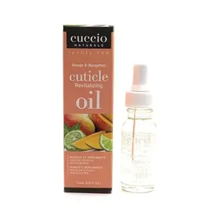 Naturale Mango & Bergamot Revitalizing Cuticle Oil – Hydrating Overnight Cuticle Repair – Remedy for Damaged Skin & Thin Nails – Paraben & Cruelty-Free Formula – 0.5 Oz