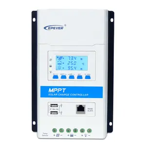 EPEVER MPPT Solar Charge Controller 40A 12V 24V Auto Max PV 100V Solar Panel 520W/1040W Charger Regulator Triron4210N DS2+UCS Module for Sealed Gel AGM Flooded LiFePO4 User