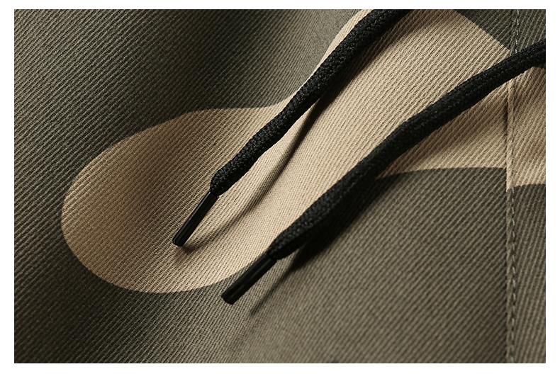 Men's Plain / Camo Print Letter Patched Drawstring Waist Cargo Shorts, Regular Fit Casual Comfortable Breathable Flap Pocket & Slant Pocket Design Shorts for Daily Wear, Men's Bottoms for All Seasons, Camouflage Shorts straight-leg pant