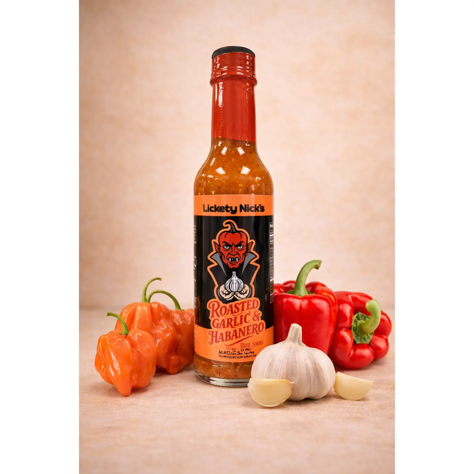 Roasted Garlic & Habanero – Bold Garlic Heat Hot Sauce