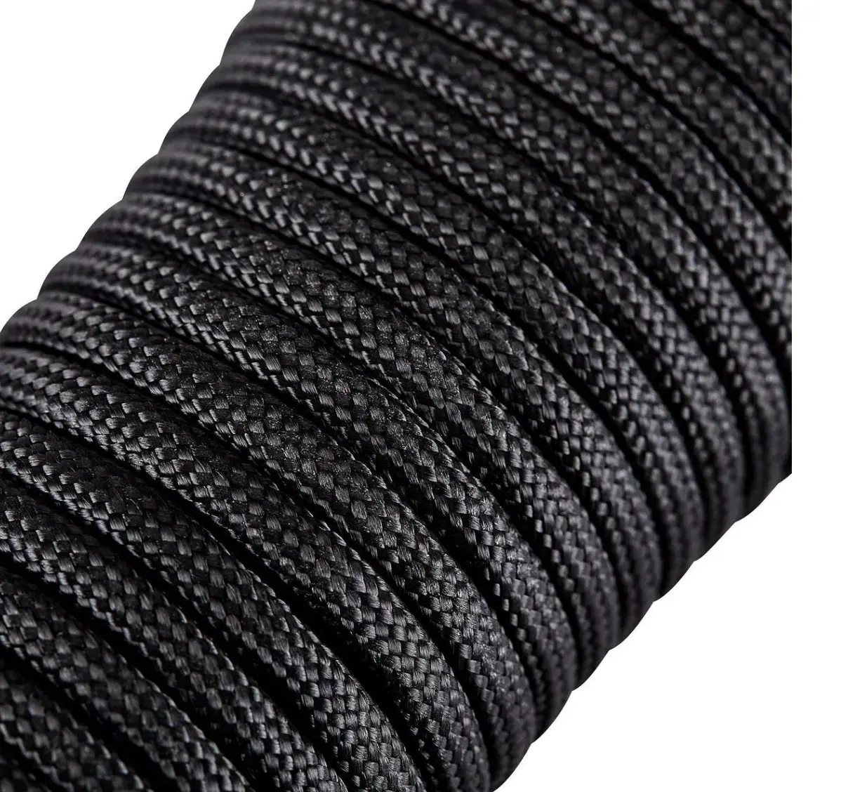Braided Weather Resistant Quick Drying Dual Polypropylene/Nylon Paracord - 1/8 in. x 50 ft., 160 lb. Durable Load Capacity, Fused Ends