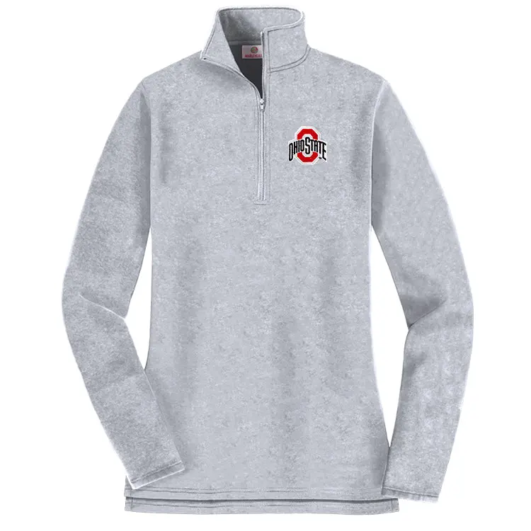 Ohio State Buckeyes Pullover Sweatshirt | Heather Gray