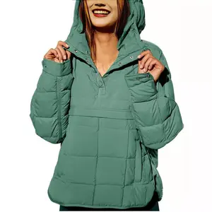 Women’s hooded jacket, Winter 2025, solid color design, warm long-sleeve comfortable travel basic pullover, comfortable hooded sweatshirt, minimalist casual style GARMENTARY