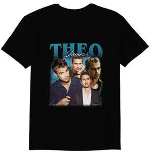 Theo James Vintage 90s Retro Bootleg Graphic Tee - Perfect Gift Shirt Top Hoodie