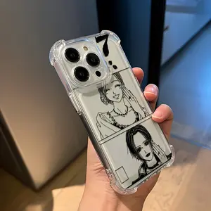 Anime Character Nana Stylish Girl 707 Phone Case Suitable for iPhone 16, 15, 14, 13, 12, 11 Pro Max, X, XR, XS Max, 8, 7 Plus Anti-Drop Transparent Soft Back Cover