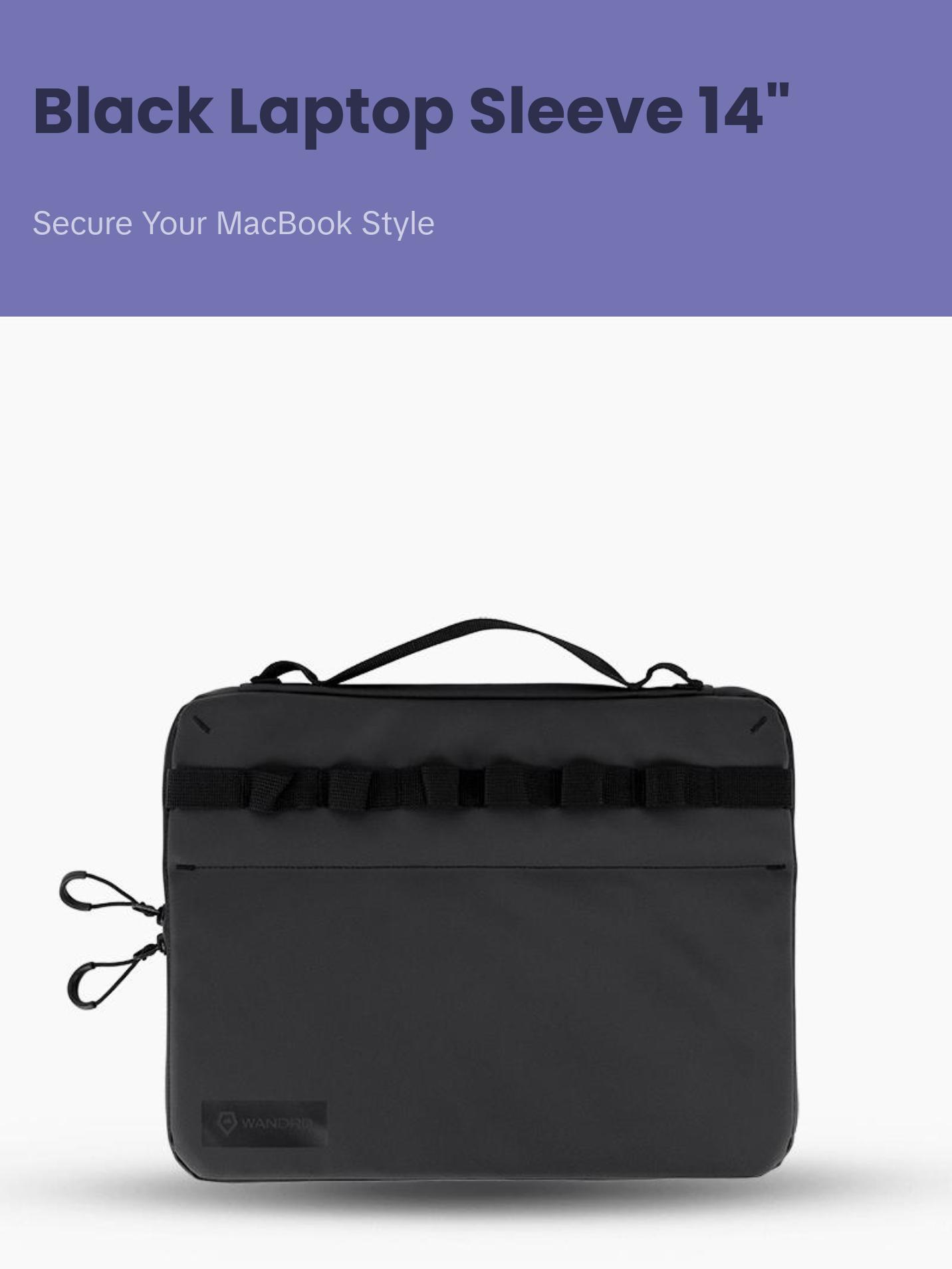 Laptop Case 14" in Black