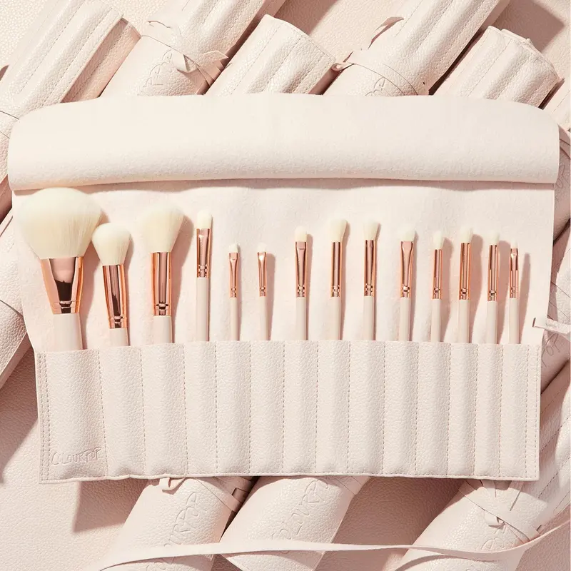 ColourPop® Ultimate Brush Roll - Face & Eye Brush Set 14 Cruelty-free brushes