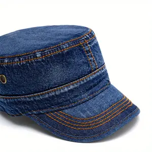 Fashionable Baseball Cap with a Washed Denim Design for Both Men And Women.