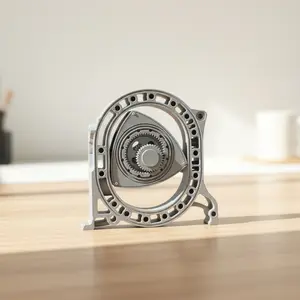 Wankel Rotor Engine 3D Printed Ornament, Manual Rotating Collectible, Unique Automotive Decor, Perfect Gift for Car Enthusiasts, Collectible Room Decor