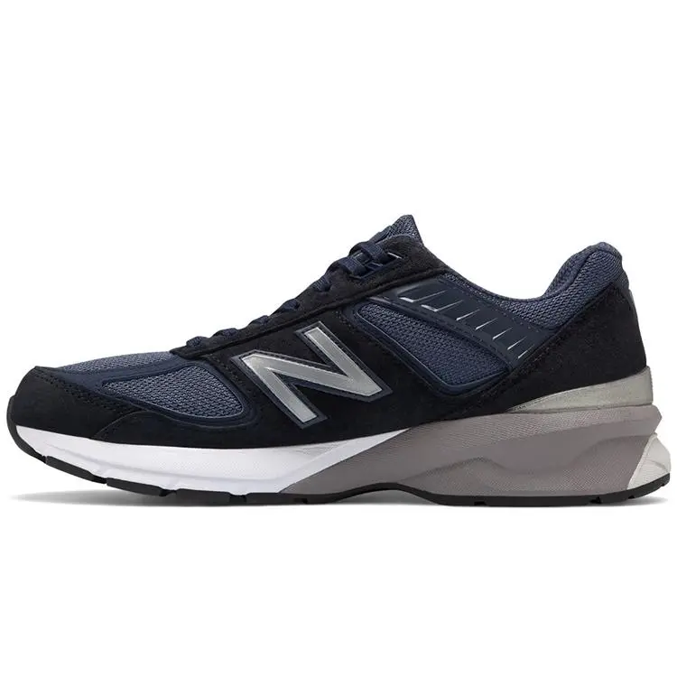 New Balance 990v5 Made In Usa Navy' Retro Low Top Commuter Running Shoes Men's M990NV5