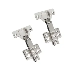 Stainless Steel Hinge, 2 Counts Durable Cabinet Door Hinge, Furniture Door Hinge, Home Accessories, Multifunctional Hinge for Cabinet Door