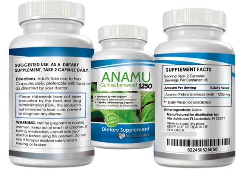 Anamu Herbal Daily Wellness Support Capsules – 90 Capsules