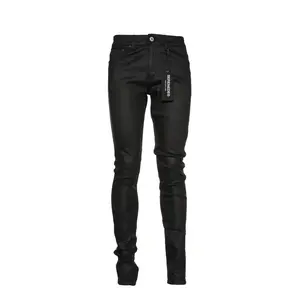 SERENEDE Caviar 7 Wax Fitted Jeans Black