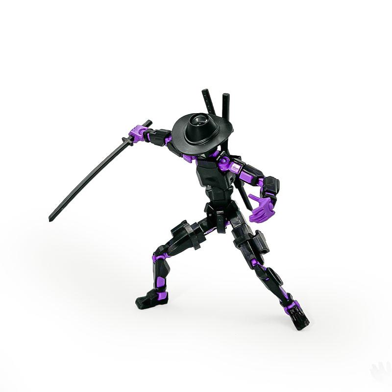 T13 Action Figure, Multi-Jointed Flexible Toy, Lucky Number 13 Doll, Desktop Decoration Gift for Game Enthusiasts, Durable Abs Material