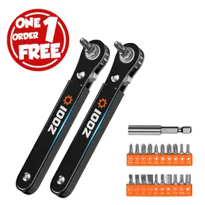 [1 Order=1 Free]Gifts for Men 22 in 1 Multifunction Screwdriver, Fathers Day Mens Gifts for Husband Dad Men Him, 90 Degree Right Angle Screwdrivers, Tight Spaces Mini Ratchet Set