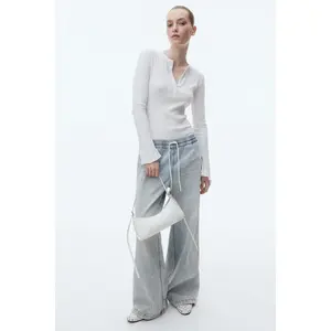 H&M Denim pull-on trousers