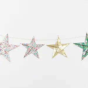 Meri Meri x Liberty Origami Star Garland