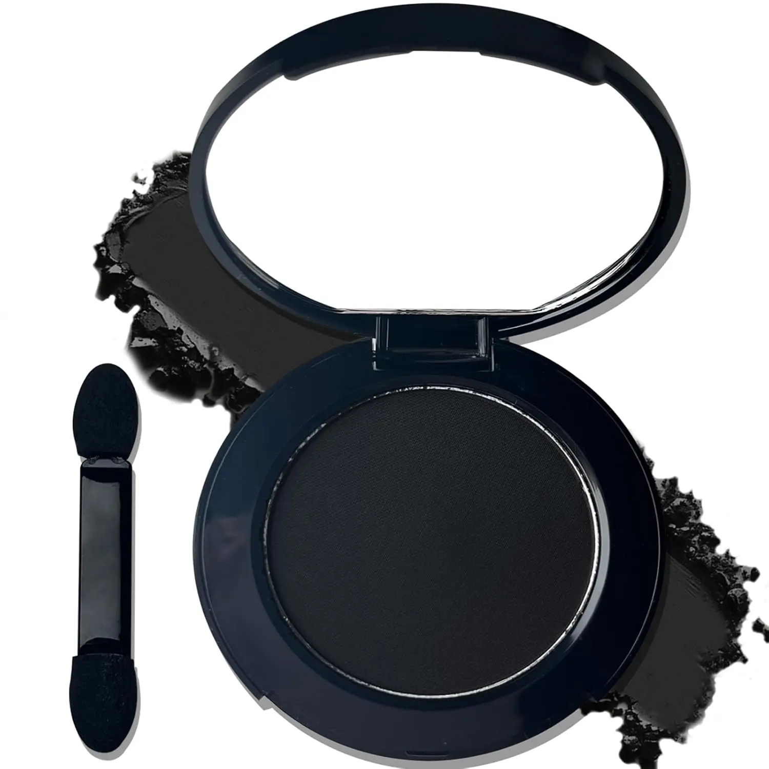 Matte Black Eyeshadow, High Pigment Fine Powder for a Flawless Makeup Transformation, Blendable, Waterproof & Long Lasting with Minimal Fallout, Easy Blend, Smooth