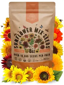 Sunflower Mix Seeds Pack 8 oz