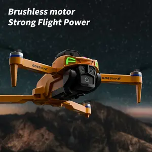 4K drone with camera, ultra-durable long-flight time, foldable design, suitable for beginners, WiFi quadcopter, brushless motors, auto hover