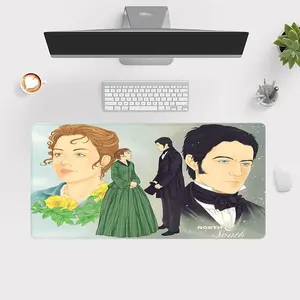 North & South creativity  Mouse Pad for PC, Office, Esports - Heavy Duty Desk Pad, Office Accessories, Modern Aesthetics, Durable Surface, Precise Control, Suitable for Office Workers.
