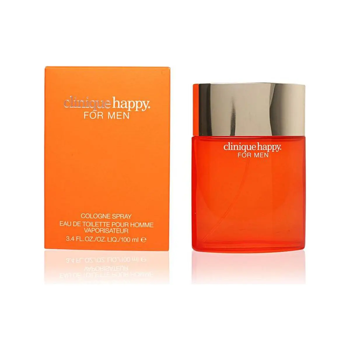 Clinique Happy 3.4oz Cologne EDT Spray for MEN Clinique Happy 3.4oz Cologne EDT Spray for MEN