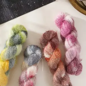 Gradient Color Wool Yarn for Handmade DIY Projects, Crochet Items, Perfect for Knitting Fashion Sweaters Coats Shawls Gloves Scarves & Crafts, 300g Bag