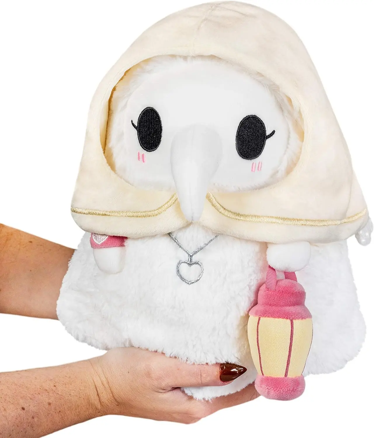 7.8 in Huggable Collectible Plague Nurse Soft Stuffed Animal - Mysterious Doctor Plague Collection, Glow-in-the-Dark Toy, Unisex for Beds & Dorm Rooms, Tumble Dry on Low