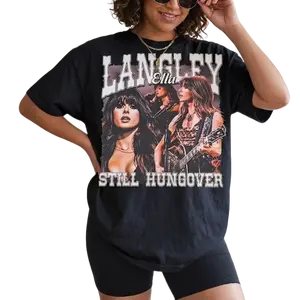 Ella Langley Bootleg Tee – 90s Retro Country Singer Graphic T-Shirt, Unisex Cotton T-Shirt, Menswear, Womenswear, Full Color, Full Sizes.