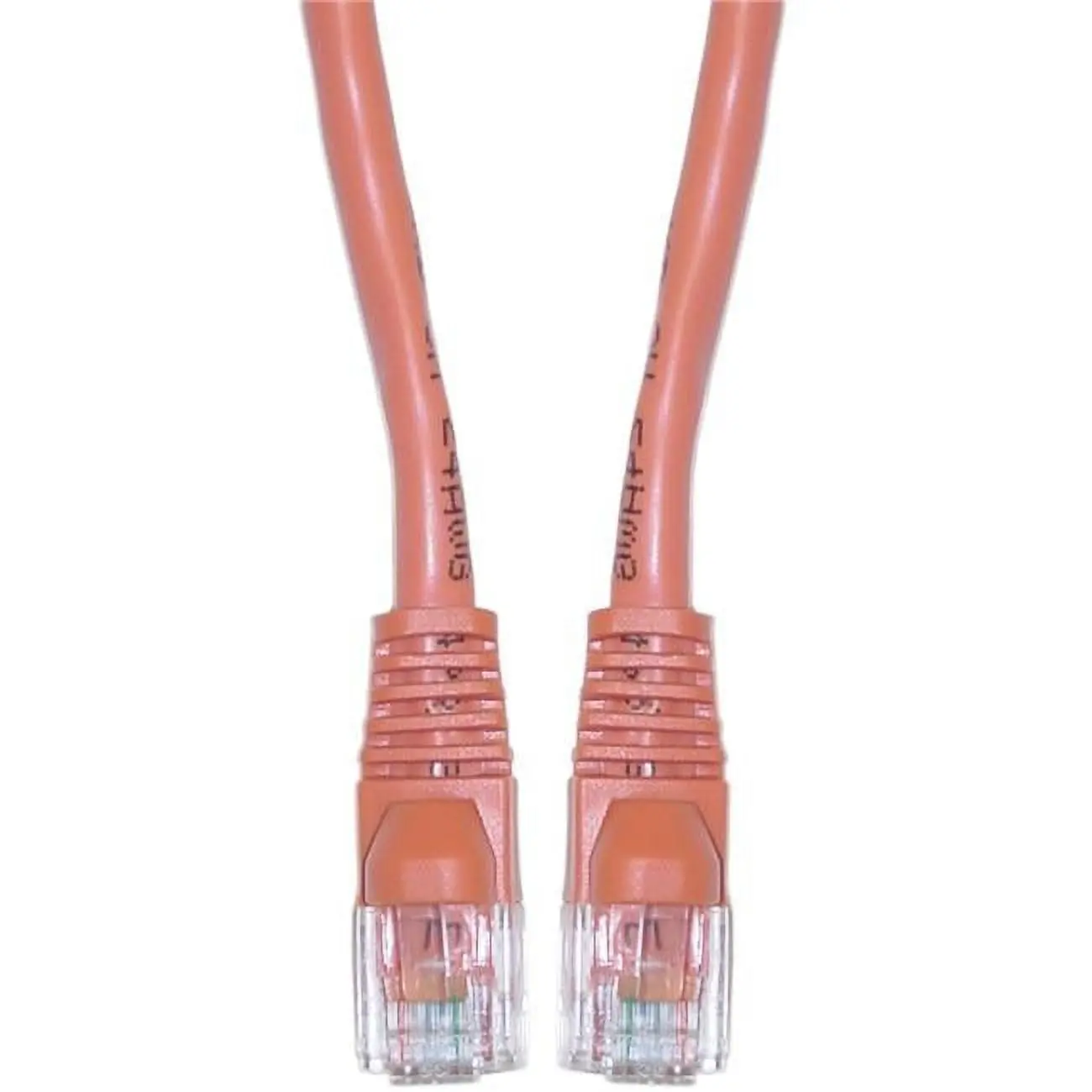 Cable Wholesale 10X6-33303 Cat5e Orange Ethernet Crossover Cable, Snagless & Molded Boot - 3 ft.