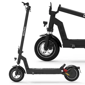 DriveTron DT08 Black Foldable Ebike, Adult Electric Scooter with 500W Motor, 48V13Ah Battery, 60KM Range, 60KM/H Top Speed, 10-Inch Vacuum Tire, IPX5 Waterproof, EN17128/CE/UL2272 Certified