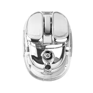 EWEADN Q9 Wireless Computer Mouse, 2.4GHz/Bluetooth Mouse, Ergonomic Optical Mouse with RGB Lighting, Silent Clicks, 4800 DPI, 4 Adjustment Levels, Compatible with PC, Mac, Laptop magic