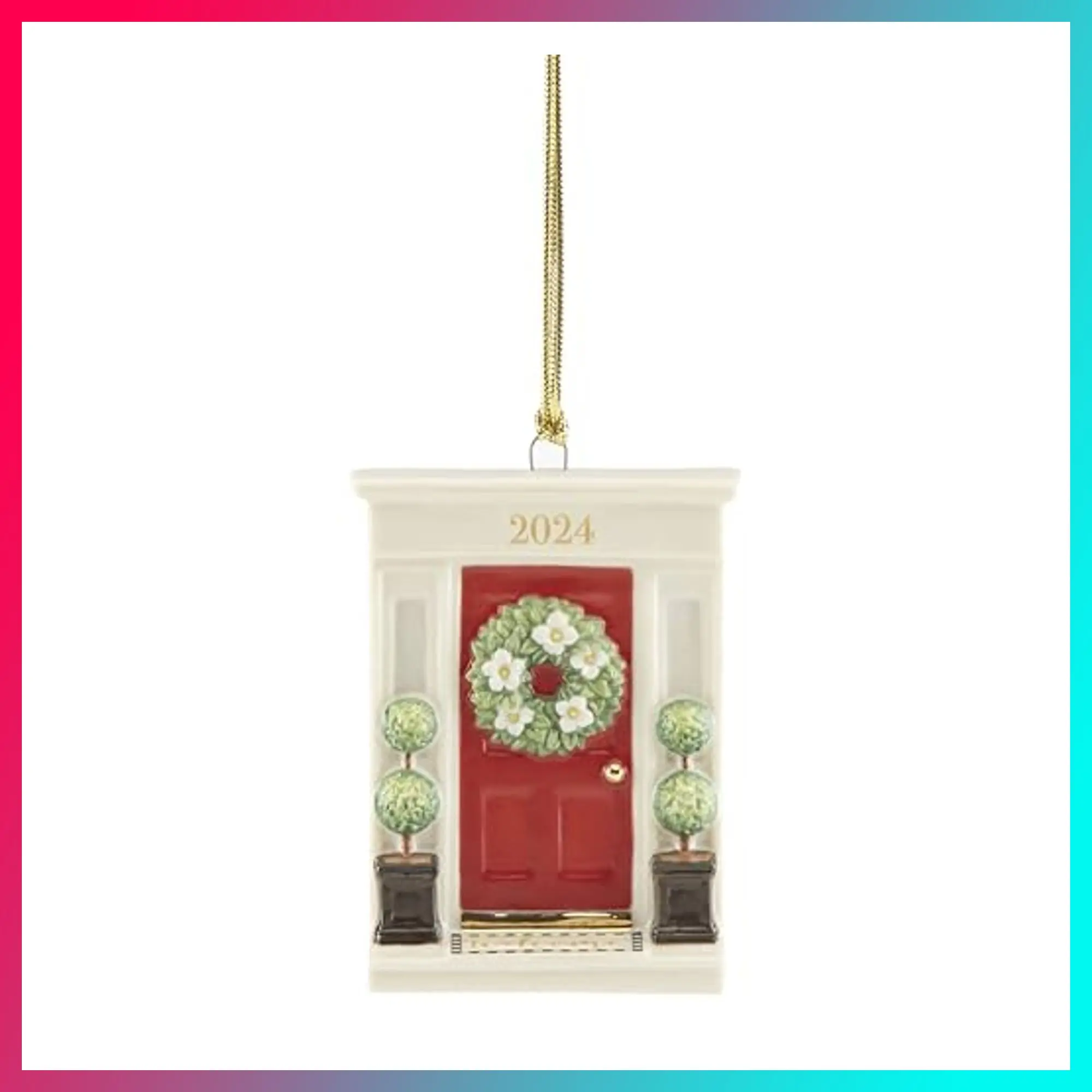Lenox 895769 2024 Our New Home Front Door Ornament