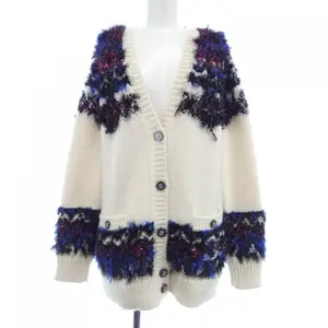 Pre-owned CHANEL Cashmere Small Leather Goods Blend Cardigan