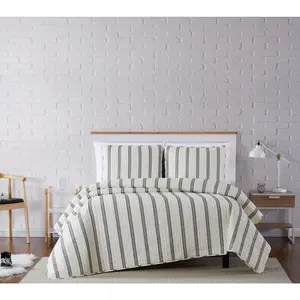 Truly Soft Millennial Stripe Twin XL 2-Piece Quilt Set