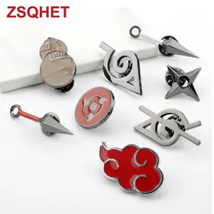 Anime Cartoon Brooch Set, 8pcs Metal Pins for Backpacks & Clothing, Ideal Cosplay Accessory, Perfect Fan Gift