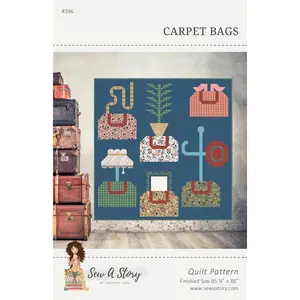Carpet Bags Quilt Pattern - Sew A Story