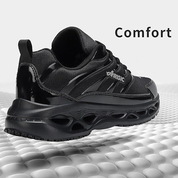 Non-Slip Waterproof Work Shoes for Kitchen Chef, Nurse & Food Service