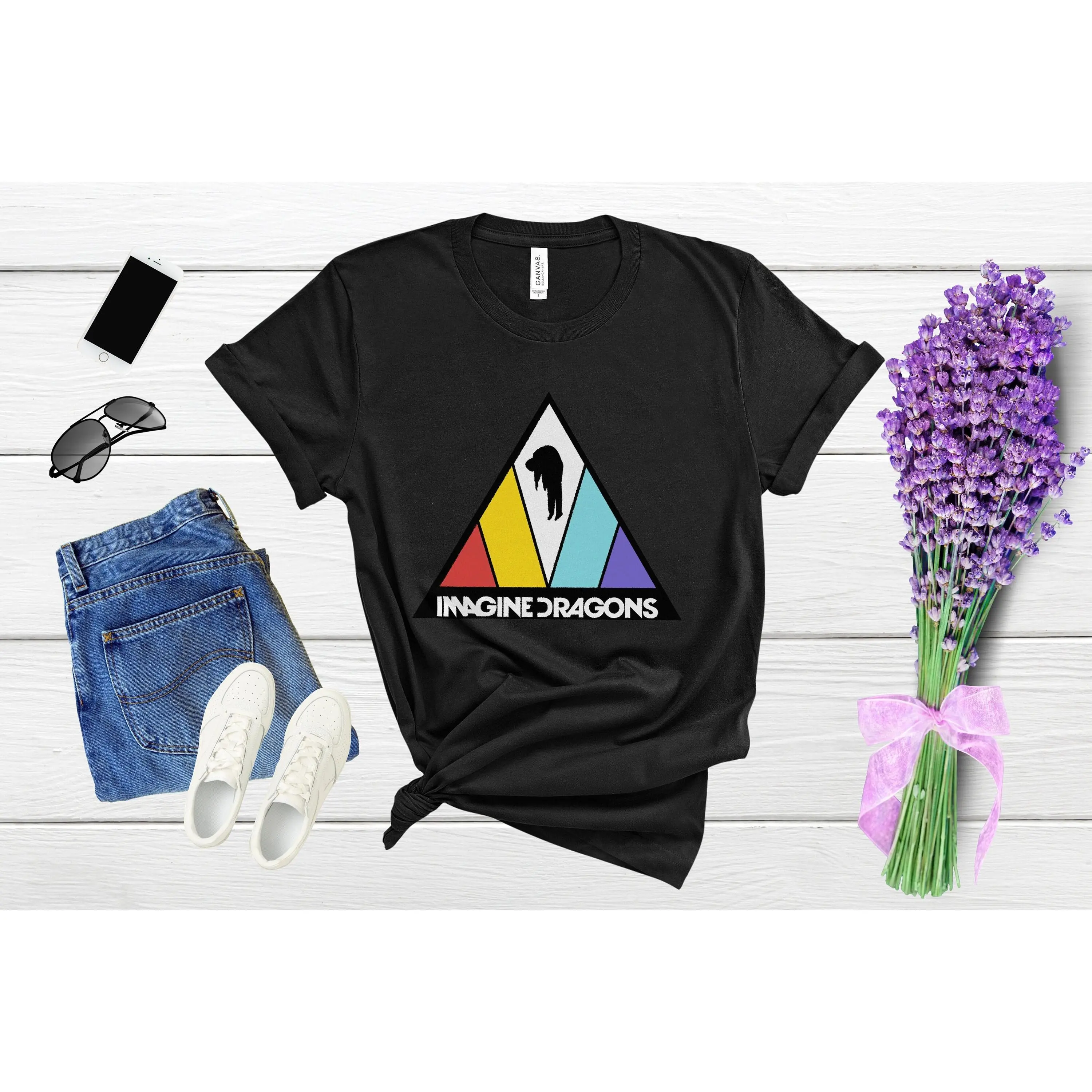 Imagine Dragons T-Shirt, Lightning Thunder T-Shirt, Beliver Shirt, Dan Reynolds Shirt, Transcend Logo T-Shirt, Merch T-Shirt, MS0015