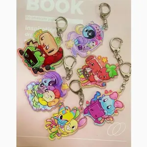 Dandy’s Acrylic Keychain, Mini Cute Dandy Vee Shelly Pebble Acrylic Keychain, Must-have keyring for game lovers