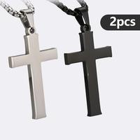 2pcs cross necklace