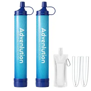 Portable Emergency Water Straw, Lightweight Reusable Survival Filter, Ideal for Camping, Hiking, Traveling, Cycling, Outdoor Adventures