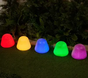 Mr. Christmas Set of 5 8" Gumdrop Pathway Lights Mr. Christmas Set of 5 8" Gumdrop Pathway Lights
