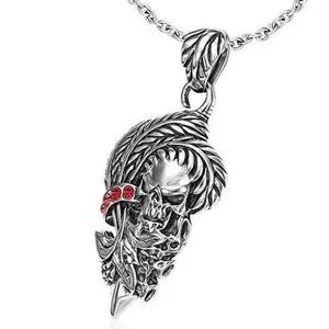 Skull Fleur De Lis Pendant