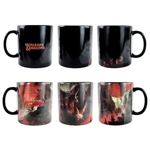 Dungeons & Dragons Mug Heat Activated Scene Color Changing 15 oz Ceramic Coffee Cup